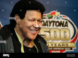 Entertainer Chubby Checker talks with reporters at Daytona International  Speedway in Daytona Beach, Fla., Sunday, Feb. 17, 2008. (AP Photo/Terry  Renna Stock Photo