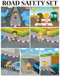 This page is about road safety logo,contains roadsafe 4wd get off road 4x4,road safety week 2018,road safety week an initiative by brake,improving infrastructure key to road safety logo. Scenes Of Children And Road Safety Illustration Royalty Free Cliparts Vectors And Stock Illustration Image 56549108