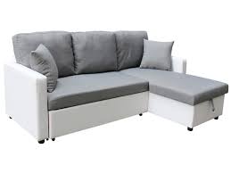 Maybe you would like to learn more about one of these? Canape D Angle Convertible Tissu Allen 4 Places Blanc Et Gris 69669 69671