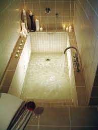 This home is fully updated from top to bottom. Sunken Bath Love The Idea Of Steps Luxury Bathroom Master Baths Master Bathroom Bathtub Dream Bathroom Master Baths