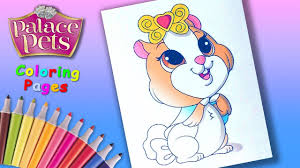Later you can print it and color it as you like. Disney Princess Palace Pets Coloring Pages For Girls Colouring For Kids Hamster Madame Hamilot Youtube