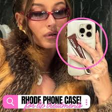 Hailey Bieber Teasing Rhode Phone Case That Holds Peptide Lip Treatments :  r/newinbeauty