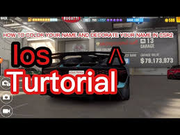 Maybe you would like to learn more about one of these? How To Make A Custom Name In Csr Racing 2 Ios Youtube