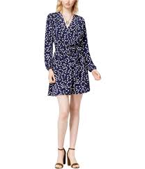 Maison Jules Womens Bird Wrap Dress