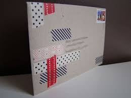 Envelope Decorated With Mt Japanese Masking Tape By Ainslee Mail Art Envelopes Fancy Envelopes Masking Tape