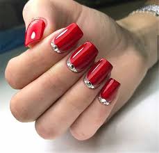 You'll receive email and feed alerts when new items arrive. Short Red Acrylic Nails Square Nail And Manicure Trends