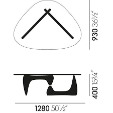 Designed by isamu noguchi in 1944, the sculptor himself described the noguchi coffee table as his best design. Vitra Noguchi Nordic New