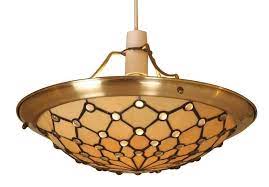 Vesta tiffany chain pendant fitting and shade traditional 'curtain style' tiffany glass. Oaks Jewel Tiffany Ceiling Lampshade Ot 1562 14 Ne Oaks Lighting Luxury Lighting