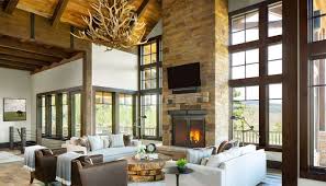 Modern rustic living room design by decorilla interior designer, sara s. Modern Rustic Home Boasts Magnificent Views On A Colorado Dude Ranch Fitflopsale Singapore Info