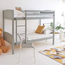 The look of the bunk bed and mattress will decide whether it fits in with a rooms colour scheme and overall décor. Westwood 3ft Bunk Bed Wooden Frame Children Sleeper No Mattress Single Grey Furniture New Buy Online In Isle Of Man At Isleofman Desertcart Com Productid 125347023