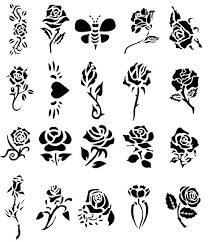 Rose Tattoo Stencils Tatuaggi