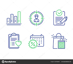 Headhunting Rfp And Graph Chart Icons Set Patient History
