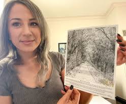 RUN THE RACE Inspirational Poster Hand Signed by Jen Ledger 8"x 10"