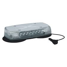 Code 3 Clear Red Blue Mini Light Bar Led Lamp Type Magnetic Suction Mounting Number Of Heads 8 421f61 C5590crb Vm Grainger
