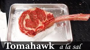 Tomahawk de res 800 g (gramo a $57.5). Tomahawk A La Sal La Capital Youtube
