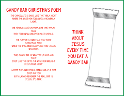 Custom candy bars for your holiday party. Candy Bar Christmas Poem Christmas Poems Easy Halloween Games Sunday School Preschool