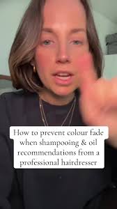 How to prevent colour fade when shampooing and some of my favourite oils  #hairtok #hairproducts #hairoiling #dryhair #damagedhair #colouredhair  #healthyhair