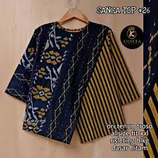 Maybe you would like to learn more about one of these? Sanca Blouse Atasan Blus Batik Kerja Etnik Tenun Troso Asli Jepara Lazada Indonesia