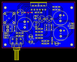 Amplificador De 20w Con Tda2004 Easyeda Electronics Circuit Circuit Amp