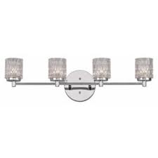 Trans Globe Lighting 20494 Pc Polished Chrome Bayou 4 Light 27 1 2 Wide Bathroom Vanity Light Lightingdirect Com