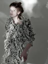 Exercice De Style Crumpled Paper Cocktail Dress Textiles Fashion Texture Fabric Manipulation Fashion Design