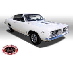 Image result for White 1967 Barracuda