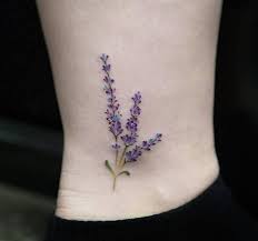 20 Beautiful Lavender Tattoo Designs And Ideas Tattoobloq Lavender Tattoo Tiny Tattoos Tattoos