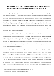 Ekonomi dagangan ► maksud ekonomi dagangan 1. British Malaya Research Papers Academia Edu