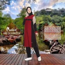 Jaket untuk senam dan olahraga pilihan model baju senam muslimah yang paling aman dan mudah dicari adalah yang berjenis jaket. Setelan Baju Kaos Olahraga Wanita Dewasa Muslim Believe Bms 26 Terbaru Agustus 2021 Harga Murah Kualitas Terjamin Blibli