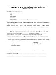 Surat permohonan adalah salah satu jenis surat yang sangat penting untuk diperhatikan sebab dalam pembuatannya haruslah memenuhi satu kaidah tertentu. Surat Permohonan Perpanjangan Sk Bimbingan Skripsi Pdf