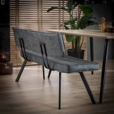 Banc de salle à manger tissé à la main en bois franc provenant de sources durables. Banc De Salle A Manger En Similicuir Dimension 150 Cm