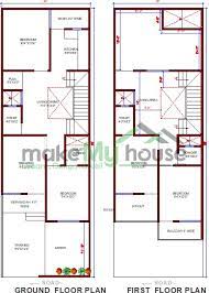Buy 20x60 House Plan 20 By 60 Front