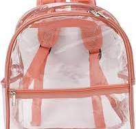 Zaino Trasparente in PVC, Borsa Trasparente Resistente ...