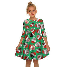 Venez découvrir tous nos dessins sur dessin.tv! Robe De Fille Adolescent Enfants Filles Noel Dessin Anime Noel Imprimer 3d Numerique Robe Vetements De Fete Fyf90924456gnl Sim Vert Cdiscount Pret A Porter