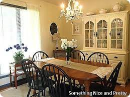 The hutch cabinet doors are plexiglass with an adjustable. Updated And Renovated 1980 S Ranch Home Tour Debbiedoo S French Country Dining Room Painted Dining Room Table Ranch House Decor