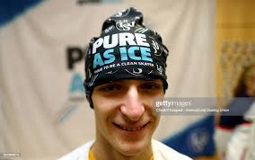 Oleh Handei of Ukraine presents the new ISU anti-doping campaign... News  Photo