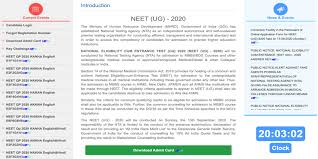 Candidates preparing for nta neet ug 2021 can find information pertaining to the registration process, dates, syllabus, pattern and more here in this article. Neet Result 2020 Question Papers Released At Ntaneet Nic In Direct Link Here