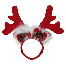 Product title goodworld christmas car reindeer antlers kits, chris. Reindeer Antler Headband Reindeer Antlers Christmas Headband Red Bow Christmas Party Christmas Sweater Accessories Clothing Costumes Valresa Com