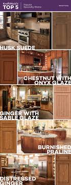 We just built a premiere kraftmaid kitchen design studio for long island clients, contractors, and builders in nassau and suffolk who need their cabinets quickly. Kraftmaid S Variety Of Specialty Stain Finishes Adds Unique Detailing To Ordinary Stained Farmhouse Chic Kitchen Rustic Kitchen Cabinets Wood Kitchen Cabinets