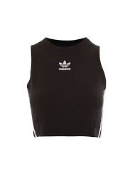 Adidas Crop Tank Top Black Crop Tank Top By Adidas Originals Cool Outfits Clothes Tops