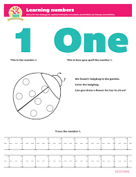 Learning Numbers This Is What The Number 1 Looks Like This Is How You Spell The Number One Color In The Learning Numbers Sight Words Printables Math Lessons