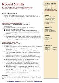 Responsible for posting insurance and/or patient payments to epic and balancing those postings to the bank deposits in a timely and accurate manner. Patient Access Supervisor Resume Samples Qwikresume