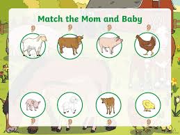 Here are some of top rated worksheets on pet animals for kindergarten photos on the internet. Baby And Mum Animals Worksheet