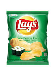 Divisi makanan ringan terdiri dari dua unit usaha, makanan ringan dan biskuit. Lay S Snack Potato Chips Nori Seaweed Pck 68g Klikindomaret
