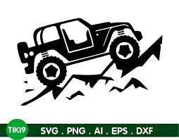 Download Jeep Mountain Svg Png Dxf Eps Digital Download Crella