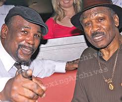 Matthew Saad Muhammad and "Smokin'" Joe Frazier, iconic Philadelphia  fighters.