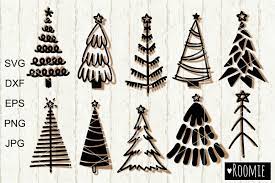 Download Hand Drawn Christmas Tree Svg Merry Christmas Rustic Trees 982992 Cut Files Design Bundles