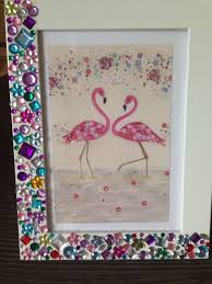 Diy Bilderrahmen Mit Glitzersteinen Diy Bilderrahmen Bilderrahmen Rahmen