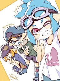 こま on twitter スプラトゥーン かわいい スプラトゥーン イラスト アニメ 作画
