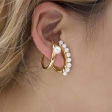 ゴールドイヤーカフ パール フェイクピアス 990 メルカリ スマホでかんたん フリマアプリ ear cuff clip on earrings fashion pearls